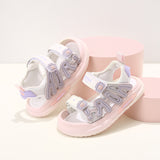 AIR PATCH CASUAL SANDALS - WHITE & PINK