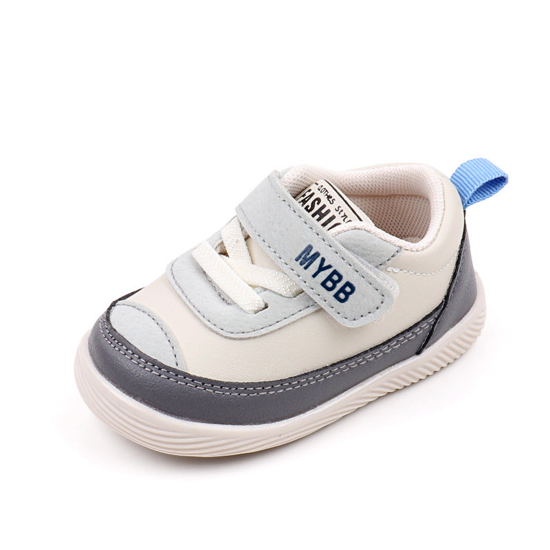 DUAL COLOR PRE-WALKER SHOES - GREY