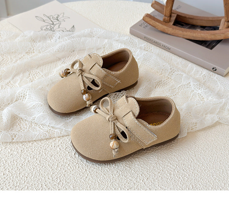 KNOT APPLIQUE MARY JANE - KHAKI