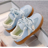 MESH VELCRO SNEAKERS - BLUE