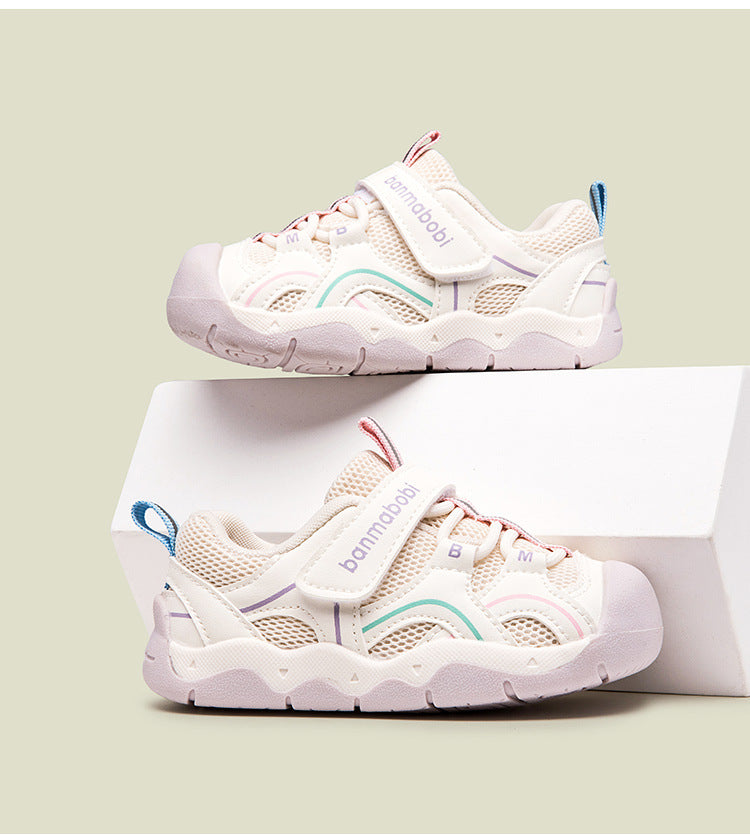 CRISS-CROSS DESIGN PREWALKER SHOES - PURPLE