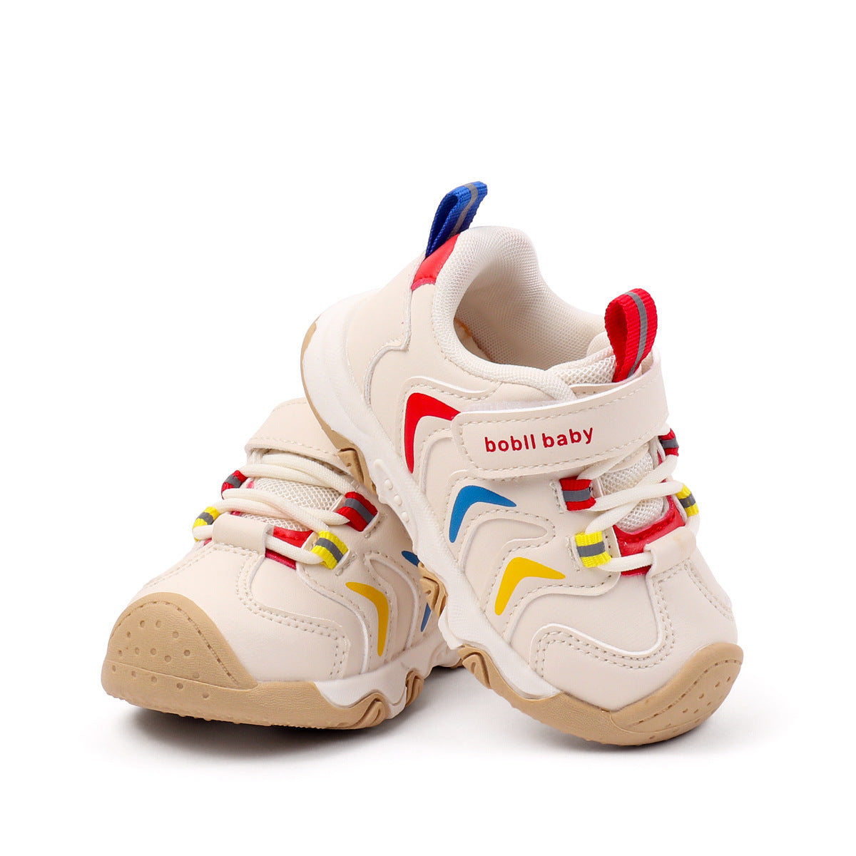 ZIG-ZAG DESIGN PREWALKER SHOES - WHITE