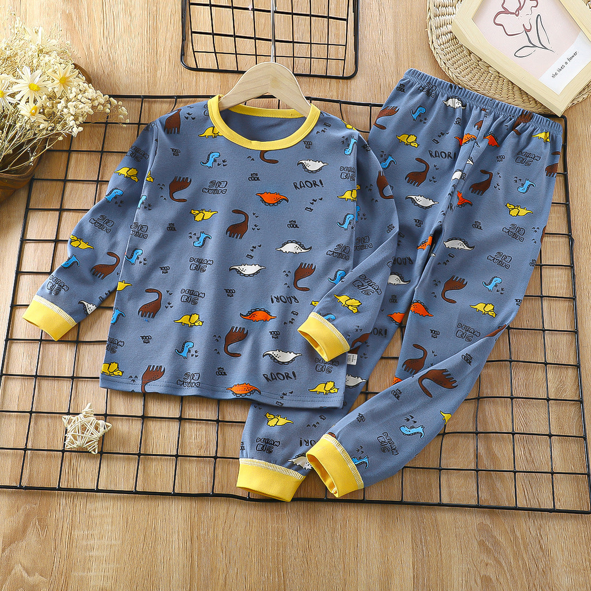 DINO PRINT CO-ORD SET - BLUE