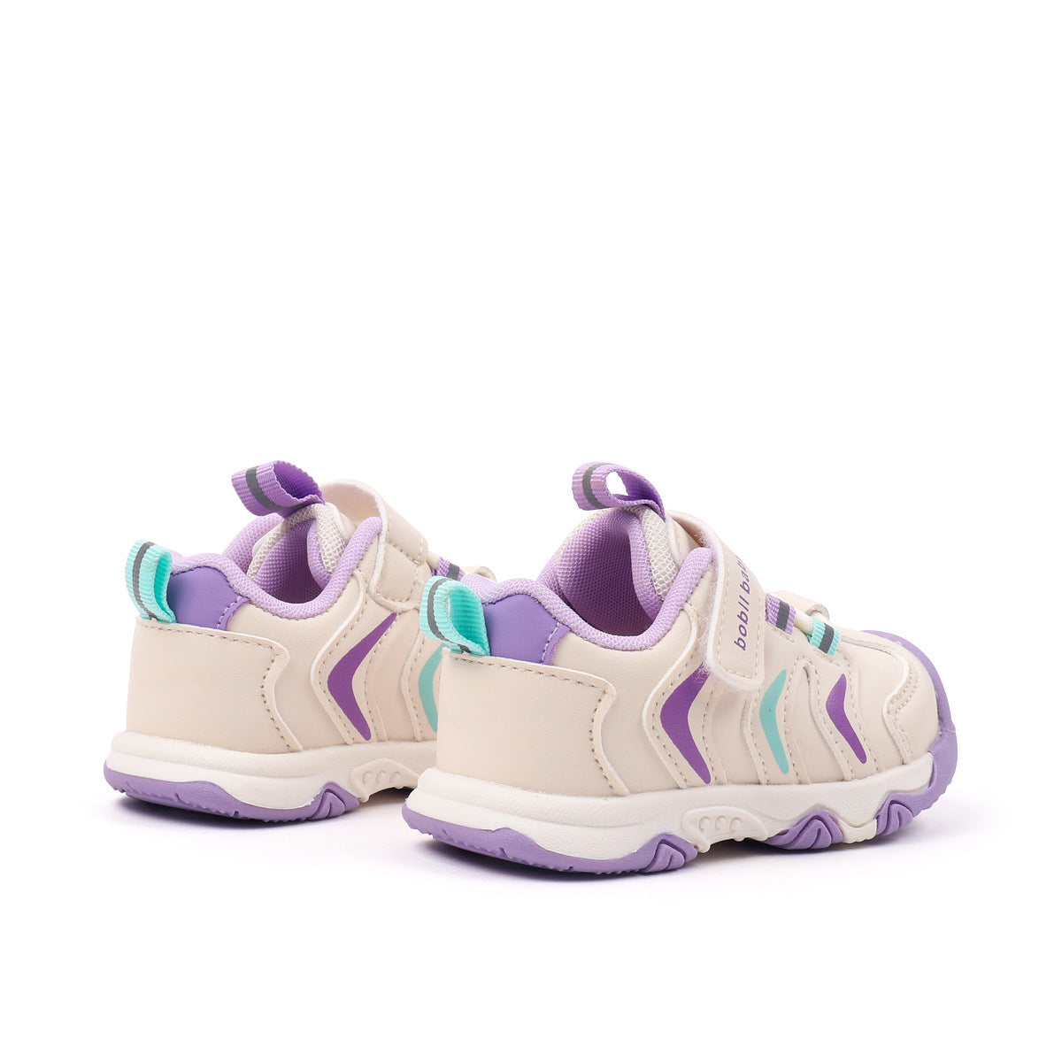 ZIG-ZAG DESIGN PREWALKER SHOES - PURPLE