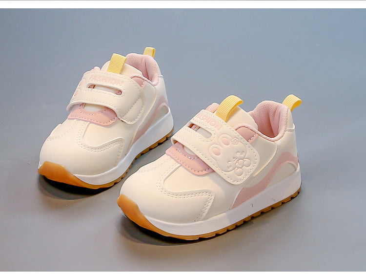 WAVY SNEAKERS - WHITE & PINK