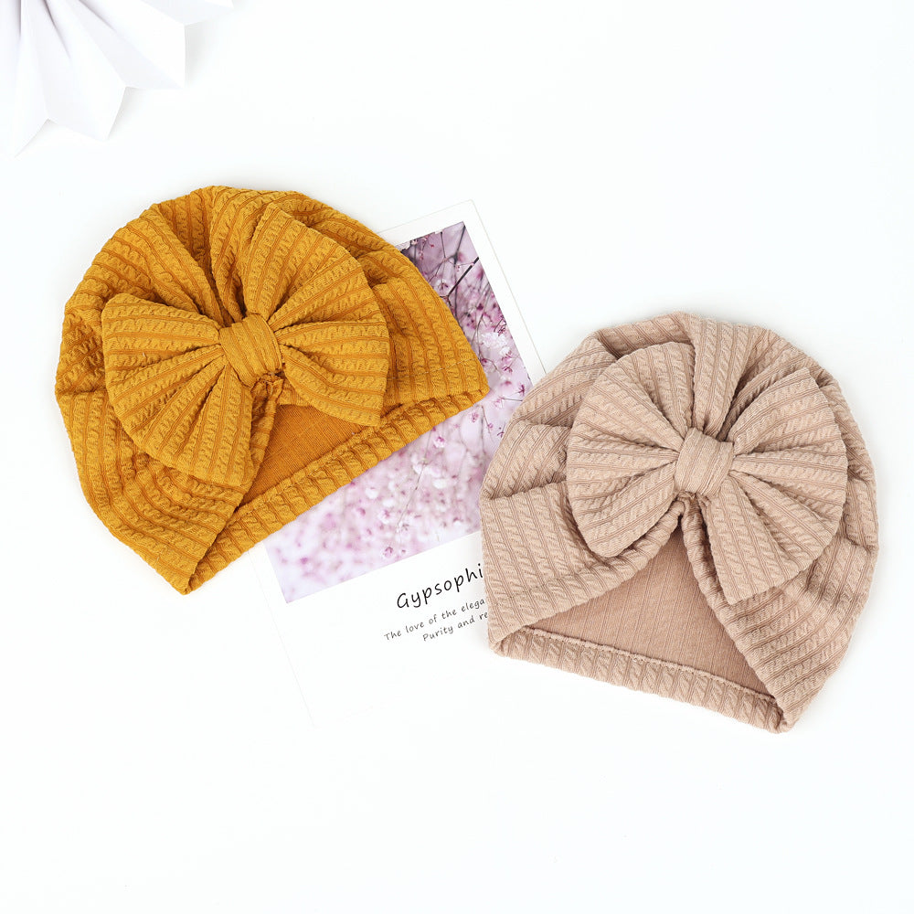 KNITTED BOW TURBAN