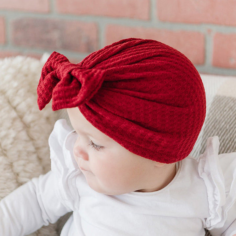 KNITTED BOW TURBAN