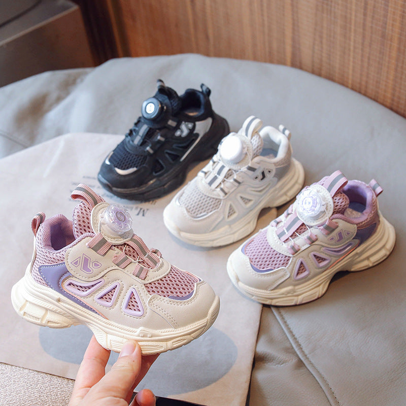 BUCKLE UP SPORTS SHOES - PURPLE