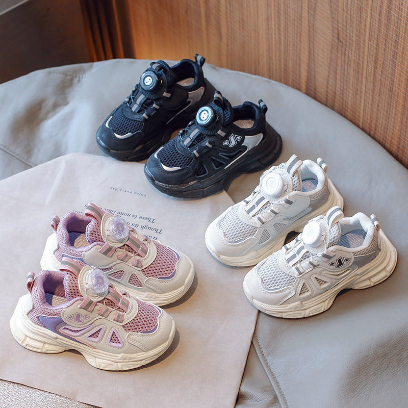 BUCKLE UP SPORTS SHOES - PURPLE