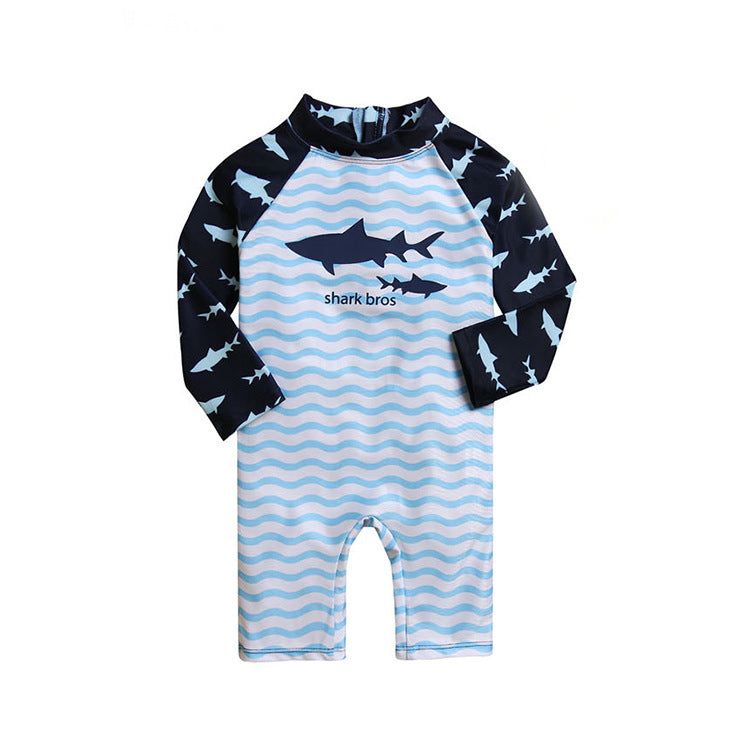 SHARK BROS JUMPER SWIM SUIT - BLUE