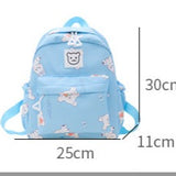 RABBIT PRINT BACKPACK - PINK