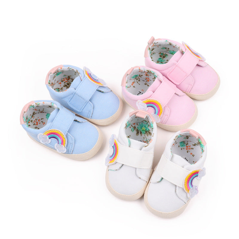 RAINBOW PACH VELCRO CLOSURE BOOTIES