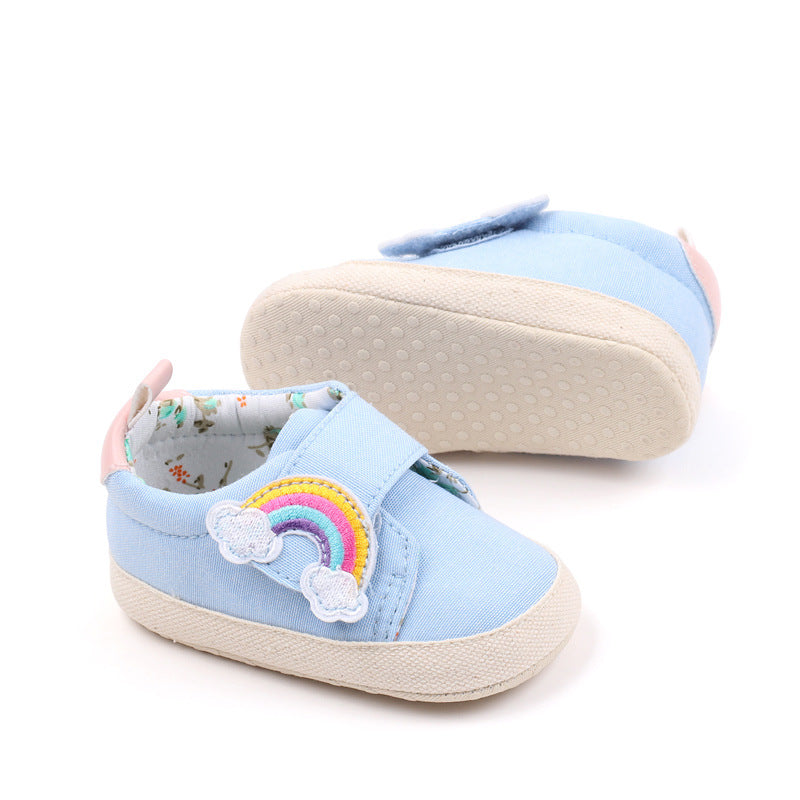 RAINBOW PACH VELCRO CLOSURE BOOTIES