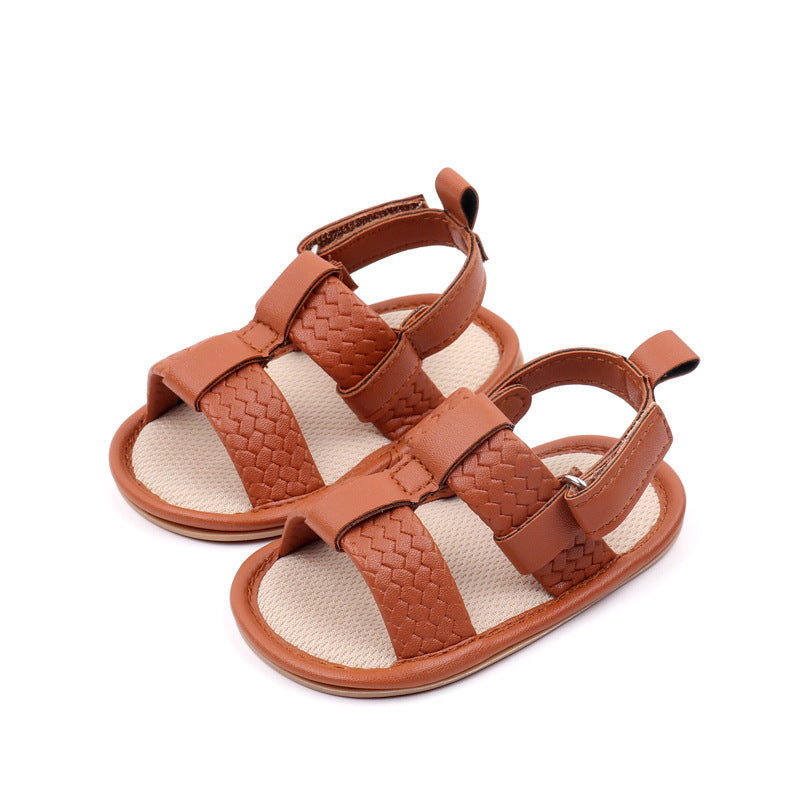 ZIG ZAG DESIGN SANDAL STYLE BOOTIES