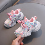 KNOT DETAILED SHINY SPORT SHOES - LIGHT PINK