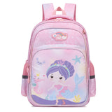 Mermaid Print School Backpack - Light Pink