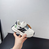 CARTOON PRINT SNEAKERS - WHITE & BLACK