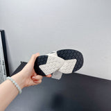 CARTOON PRINT SNEAKERS - WHITE & GREEN