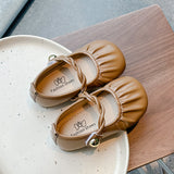 SOLID COLOR MARY JANE - TAN