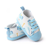 ELEPHANT PRINTED SLIP-ON BOOTIES - LIGHT BLUE