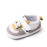 ZEBRA PRINT COLOR BLOCK BOOTIES - WHITE & GREY