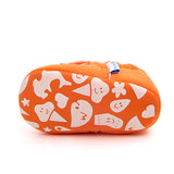 FOX FACE SLIP-ON BOOTIES - ORANGE