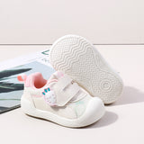 BUNNY RABBIT PRINT PREWALKER SHOES - LIGHT PINK