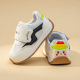 WAVE PATCH VELCRO CLOSURE SHOES - BLACK