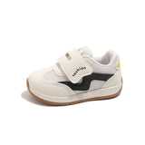 WAVE PATCH VELCRO CLOSURE SHOES - BLACK