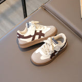 ZIPPY SNEAKERS - BROWN