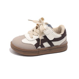 ZIPPY SNEAKERS - BROWN