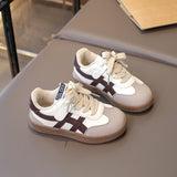 ZIPPY SNEAKERS - BROWN