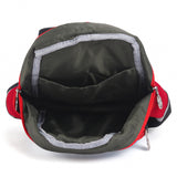 Astronaut Print Hard Case Backpack - Black & Red