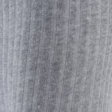 Sequined Bow Applique Footed Leggings - Grey
