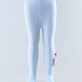 Joker Applique Footed Leggings - Light Blue