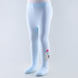Joker Applique Footed Leggings - Light Blue