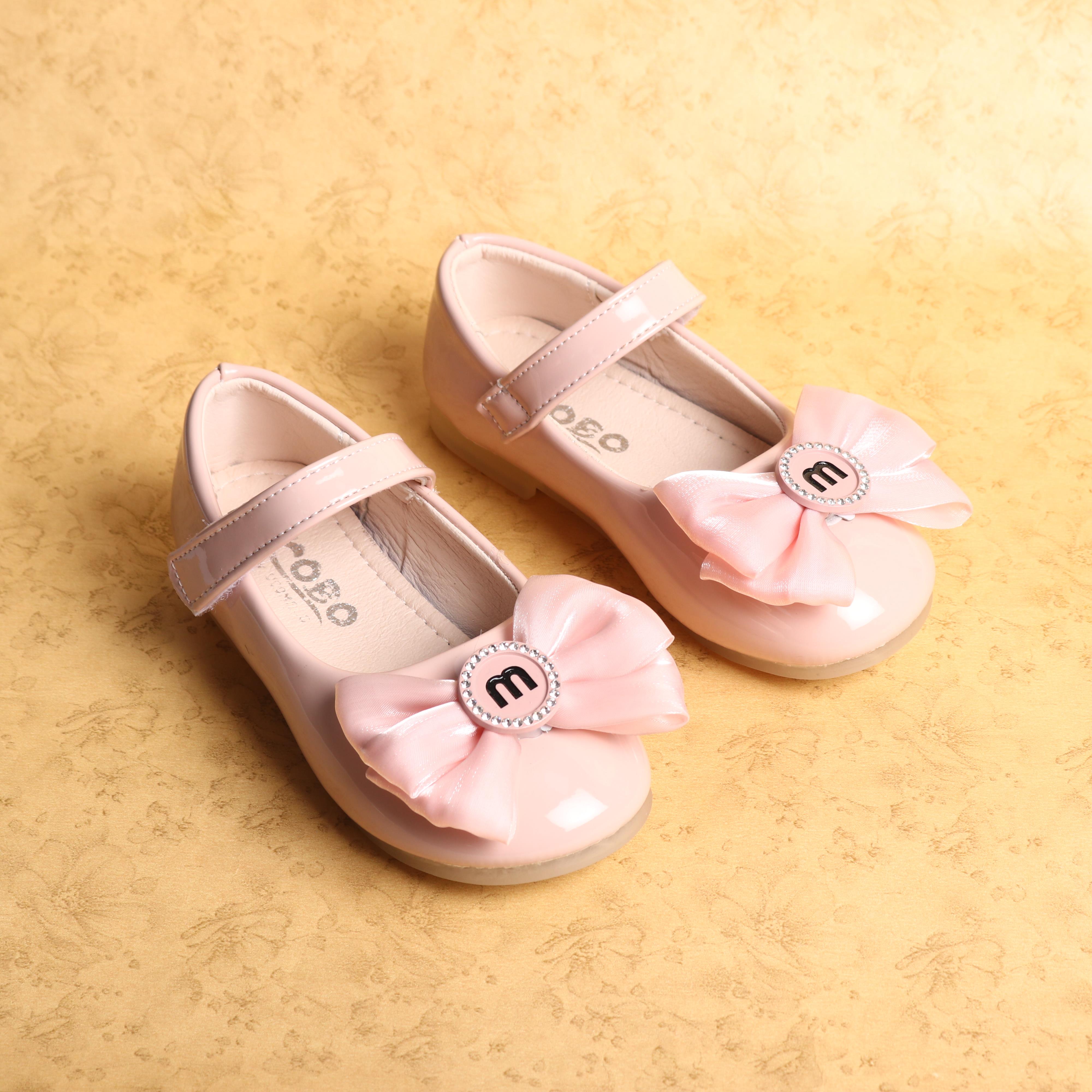 BEADED & BOW BELLIES - PINK