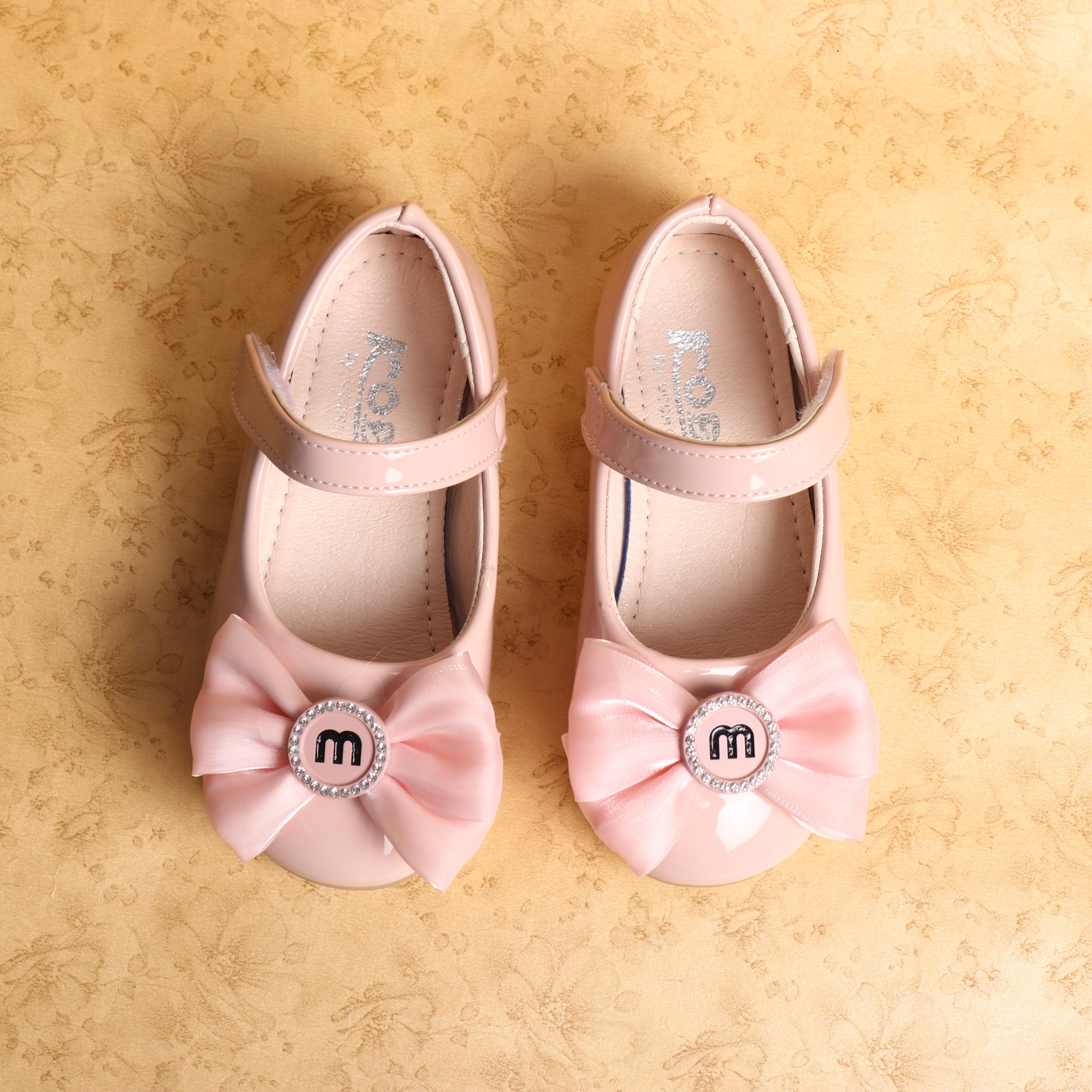 BEADED & BOW BELLIES - PINK