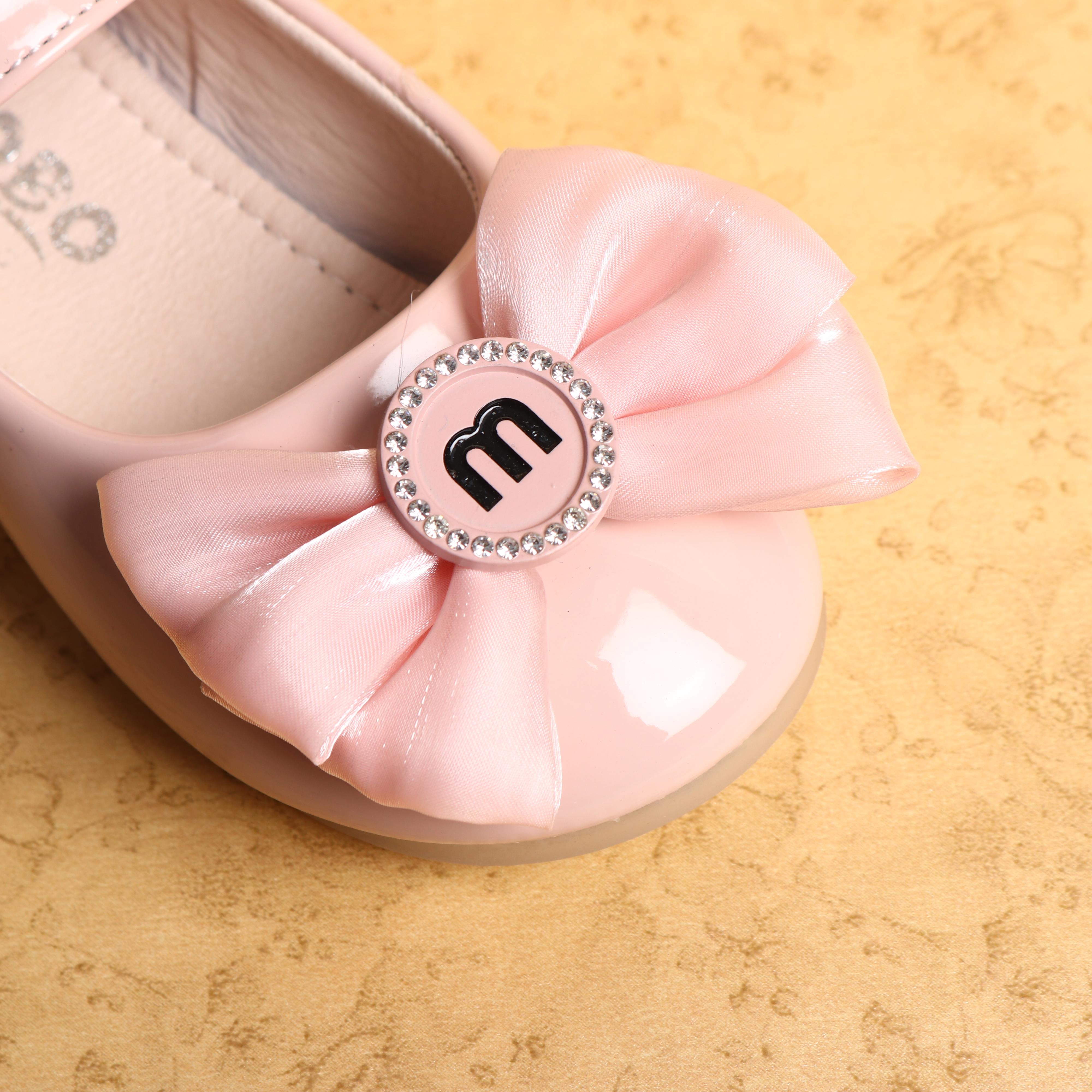 BEADED & BOW BELLIES - PINK