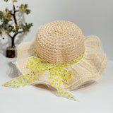 KNOT BOW APPLIQUE SUMMER HAT