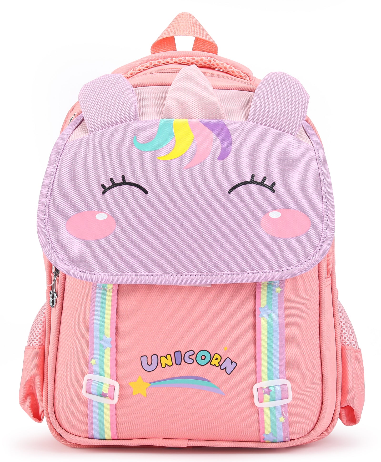 Unicorn Design Backpack - Peach