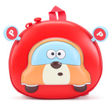 Car Design 3D Hard Case Backpack - Red