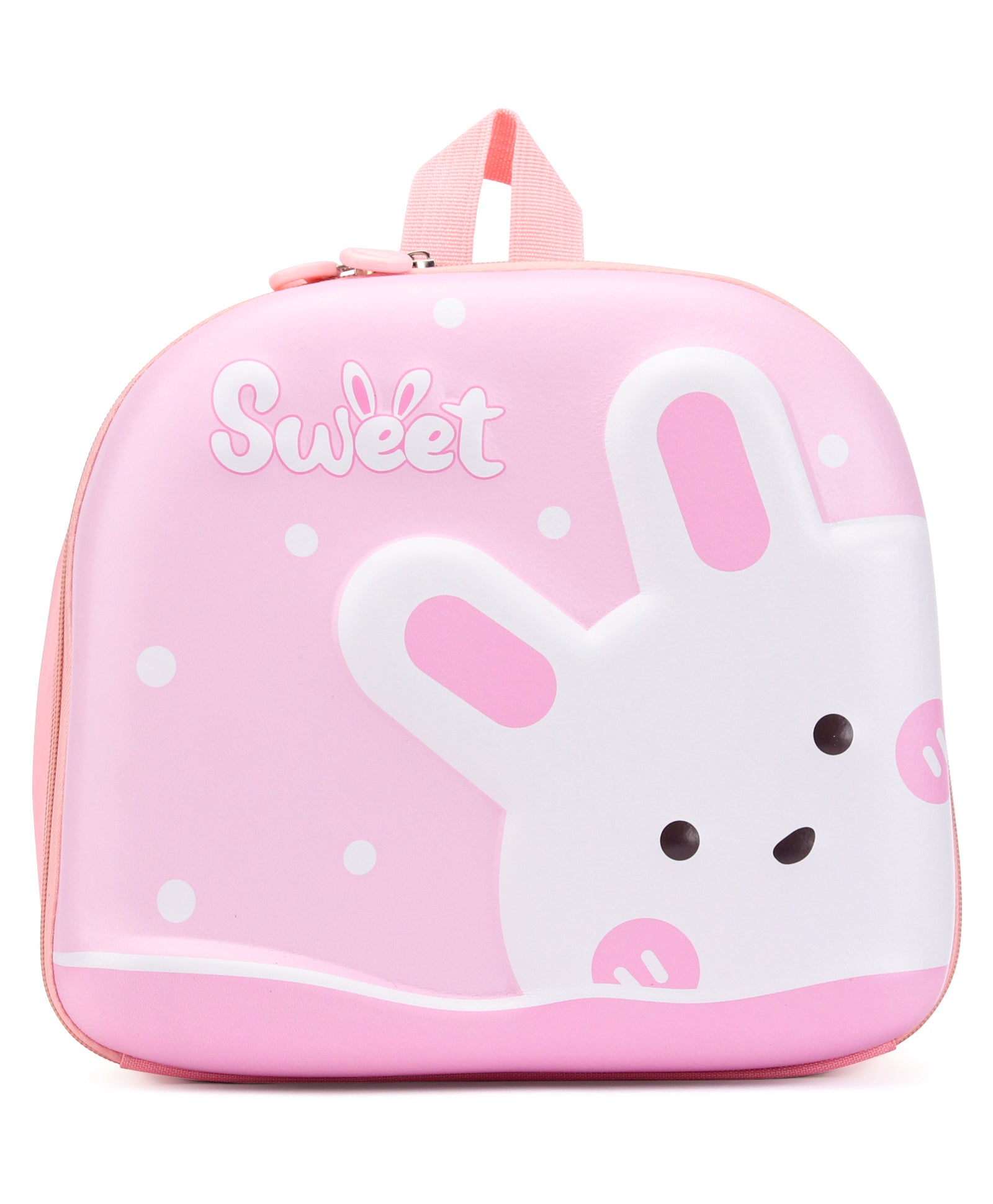 Rabbit Design 3D Hard Case Backpack - Pink