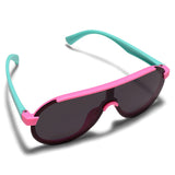 DUAL COLOR AVIATOR SHAPE SUNGLASSES