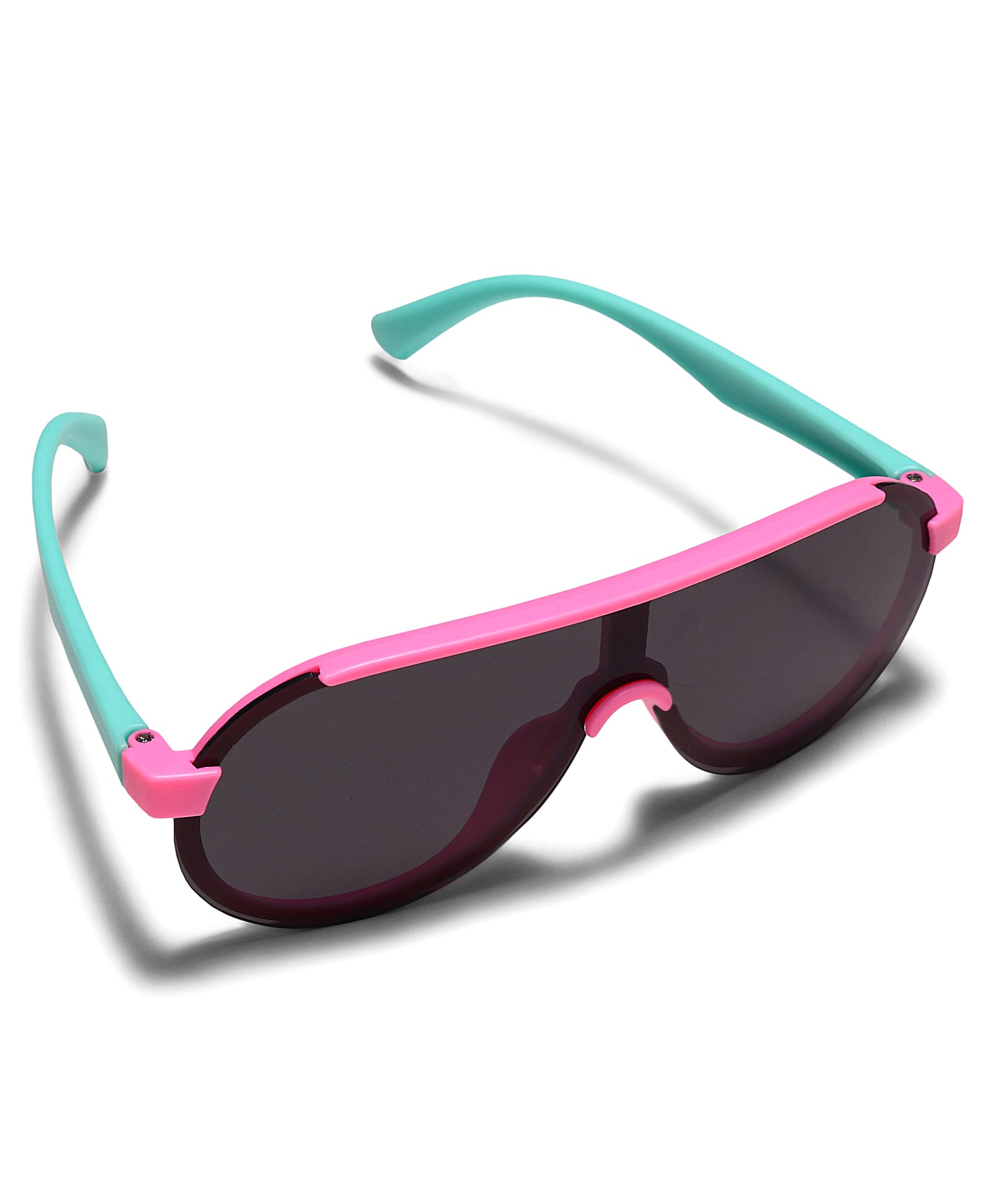 DUAL COLOR AVIATOR SHAPE SUNGLASSES