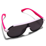 DUAL COLOR AVIATOR SHAPE SUNGLASSES