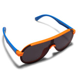 DUAL COLOR AVIATOR SHAPE SUNGLASSES