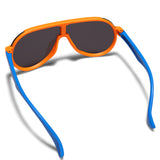 DUAL COLOR AVIATOR SHAPE SUNGLASSES