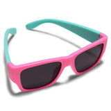 AIRPLANE PRINT SQUARE SHAPE SUNGLASSES