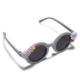 HAPPY GIRL APPLIQUE SUNGLASSES
